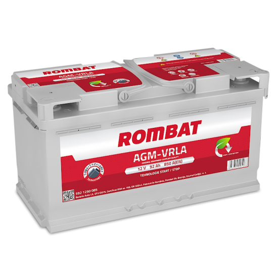 Baterie Auto Rombat AGM 92 Ah