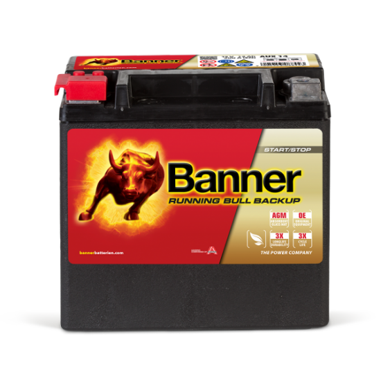 Baterie Auto Banner Running Bull Backup 12 Ah (51400)