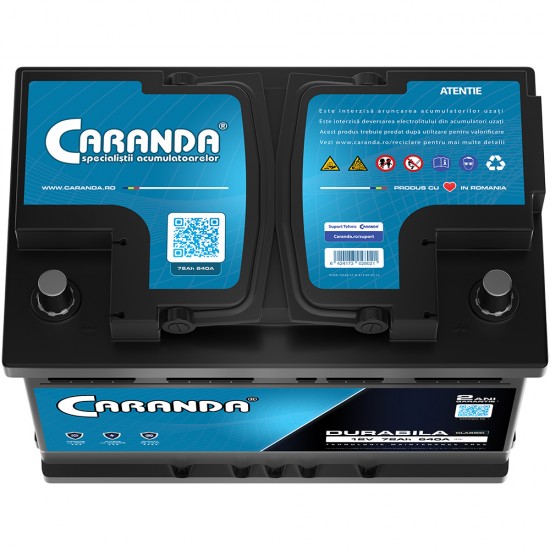 Baterie Auto Caranda Durabila 72 Ah