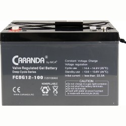 Baterie Staționară Caranda Gel Deep Cycle 100 Ah