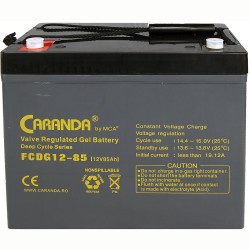Baterie Staționară Caranda Gel Deep Cycle 85 Ah