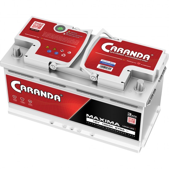 Baterie Auto Caranda Maxima 100 Ah