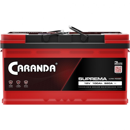 Baterie Auto Caranda Suprema 100 Ah