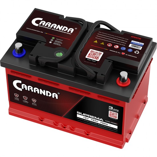 Baterie Auto Caranda Suprema 75 Ah