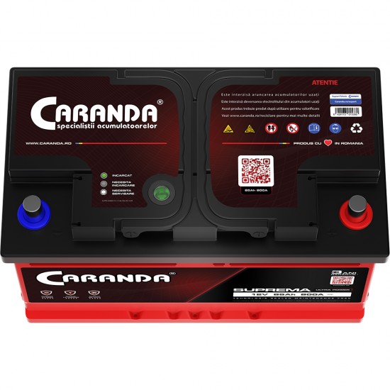 Baterie Auto Caranda Suprema 85 Ah