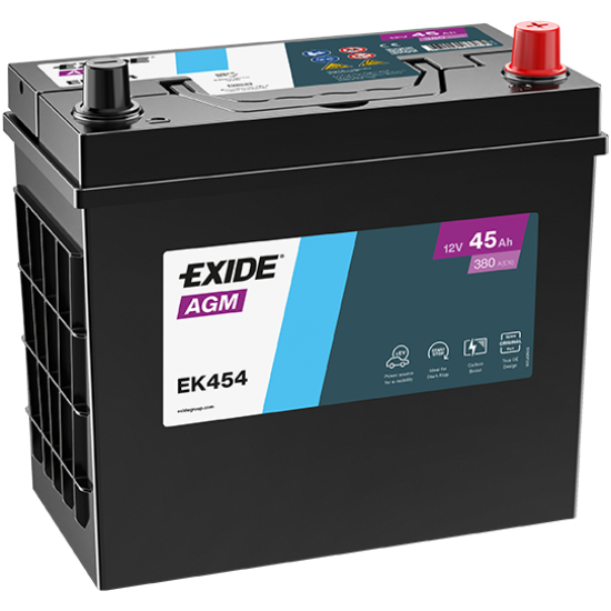 Baterie Auto Exide AGM 45 Ah (EK454)