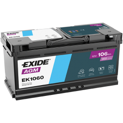 Baterie Auto Exide AGM 106 Ah (EK1060)
