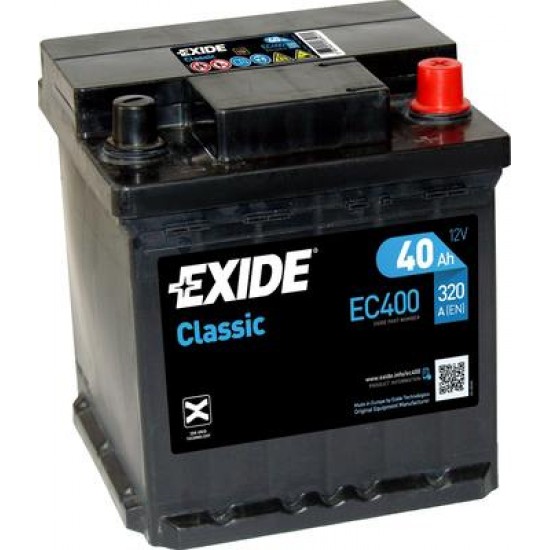 Baterie Auto Exide Classic 40 Ah (EC400)