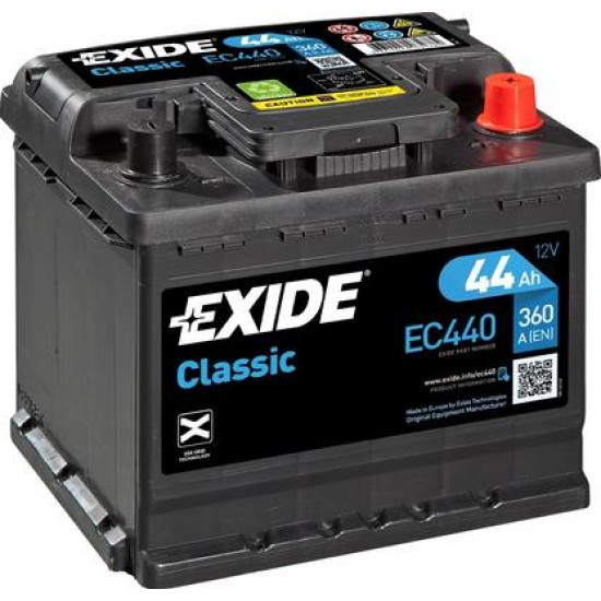 Baterie Auto Exide Classic 44 Ah (EC440)