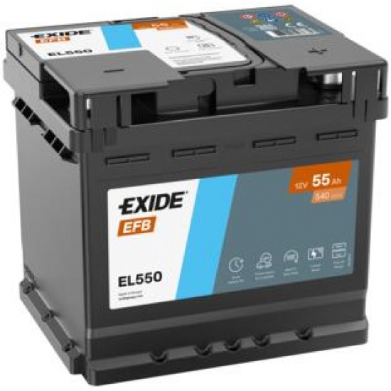 Baterie Auto Exide EFB 55 Ah (EL550)