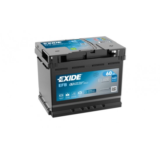 Baterie Auto Exide EFB 60 Ah (EL600)