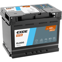 Baterie Auto Exide EFB 60 Ah (EL600)