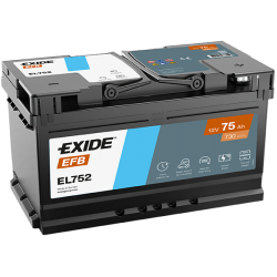 Baterie Auto Exide EFB 75 Ah (EL752)