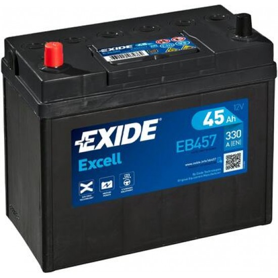 Baterie Auto Exide Excell 45 Ah (EB457)