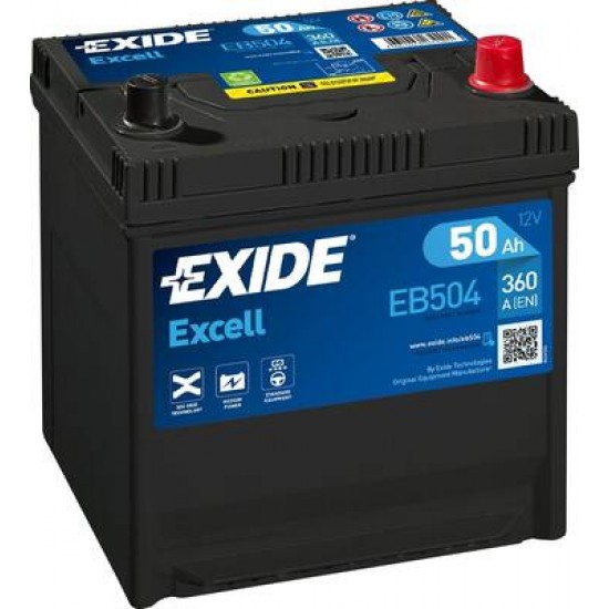 Baterie Auto Exide Excell 50 Ah (EB504)