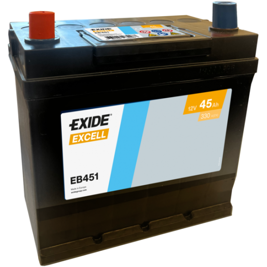 Baterie Auto Exide Excell 45 Ah (EB451)