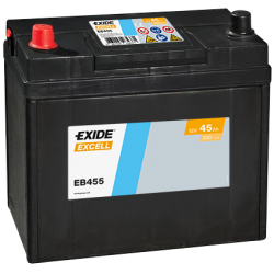 Baterie Auto Exide Excell 45 Ah cu borne inverse (EB455)