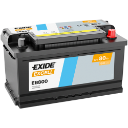 Baterie Auto Exide Excell 80 Ah (EB800)