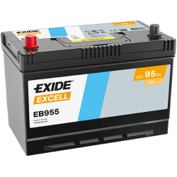 Baterie Auto Exide Excell 95 Ah cu borne inverse (EB955)