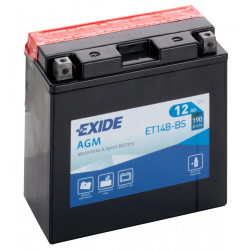 Baterie Moto Exide Bike AGM 12 Ah (ET14B-BS)