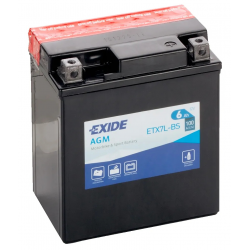 Baterie Moto Exide Bike AGM 6 Ah (ETX7L-BS)