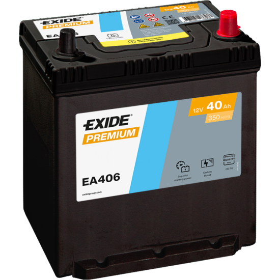 Baterie Auto Exide Premium 40 Ah (EA406)