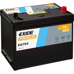 Baterie Auto Exide Premium 75 Ah (EA754)