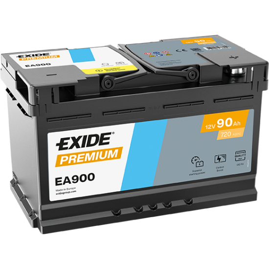 Baterie Auto Exide Premium 90 Ah (EA900)