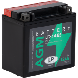 Baterie Moto Landport AGM 12 Ah (LTX14-BS)