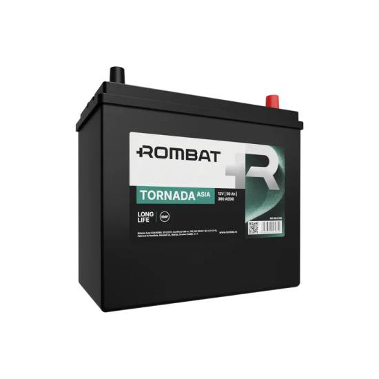 Baterie Auto Rombat Tornada ASIA 50 Ah
