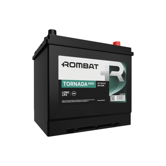 Baterie Auto Rombat Tornada ASIA 60 Ah
