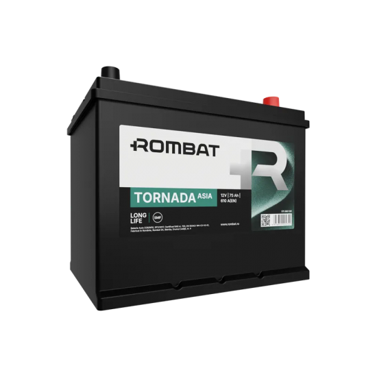 Baterie Auto Rombat Tornada ASIA 75 Ah