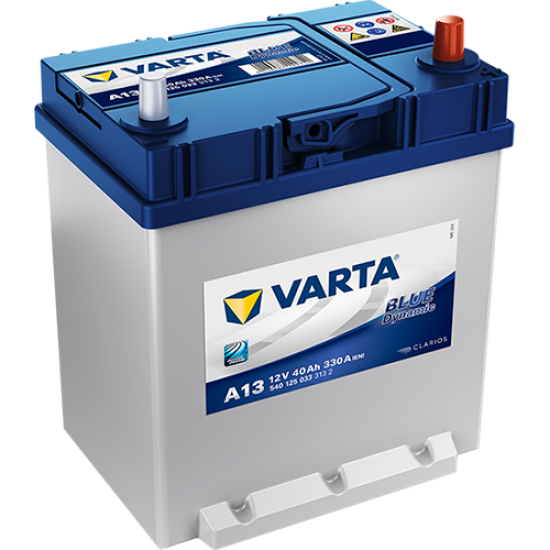 Baterie Auto Varta Blue 40 Ah cu borne subtiri (A13)