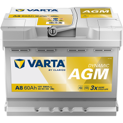 Baterie Auto Varta Dynamic AGM 60 Ah (A8)