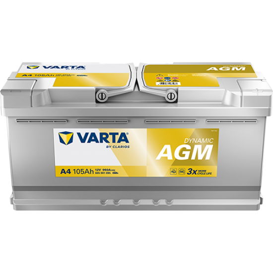 Baterie Auto Varta Dynamic AGM 105 Ah (A4)