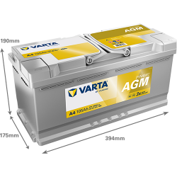 Baterie Auto Varta Dynamic AGM 105 Ah (A4)