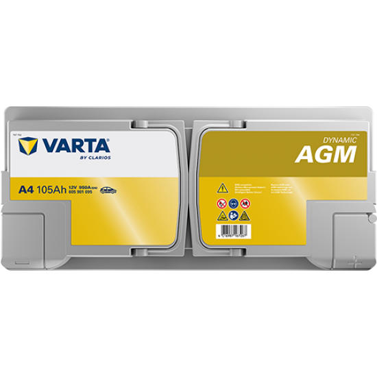 Baterie Auto Varta Dynamic AGM 105 Ah (A4)