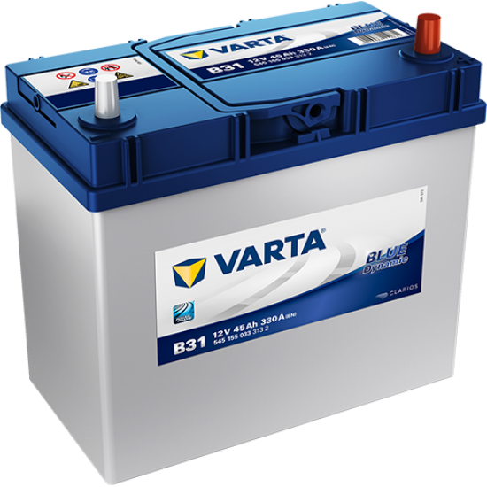 Baterie Auto Varta Blue 45 Ah cu borne subtiri (B31)