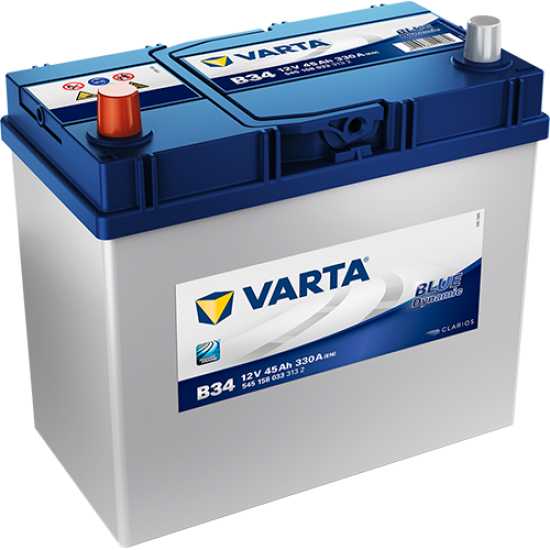 Baterie Auto Varta Blue 45 Ah cu borne inverse (B34)