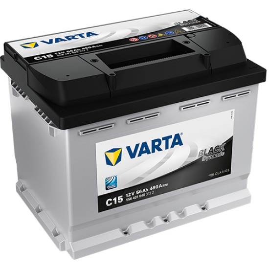 Baterie Auto Varta Black 56 Ah cu borne inverse (C15)