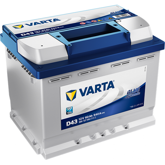 Baterie Auto Varta Blue 60 Ah cu borne inverse (D43)