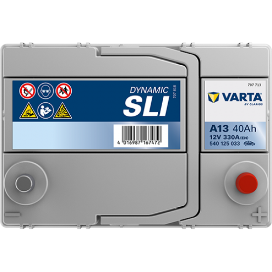 Baterie Auto Varta Dynamic SLI 40 Ah cu borne subtiri (A13)