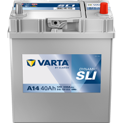 Baterie Auto Varta Dynamic SLI 40 Ah cu borne subtiri (A14)