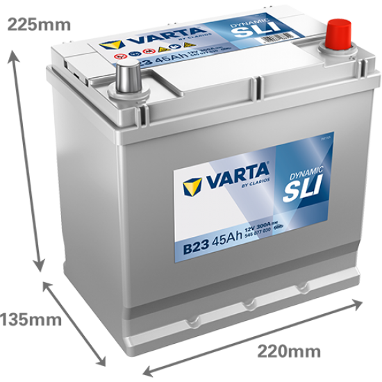Baterie Auto Varta Dynamic SLI 45 Ah (B23)
