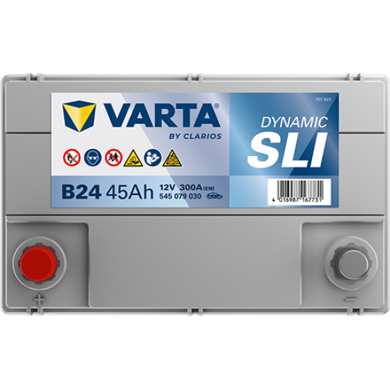 Baterie Auto Varta Dynamic SLI 45 Ah cu borne inverse (B24)