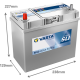 Baterie Auto Varta Dynamic SLI 45 Ah cu borne inverse subtiri (B33)
