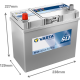 Baterie Auto Varta Dynamic SLI 45 Ah cu borne inverse (B34)