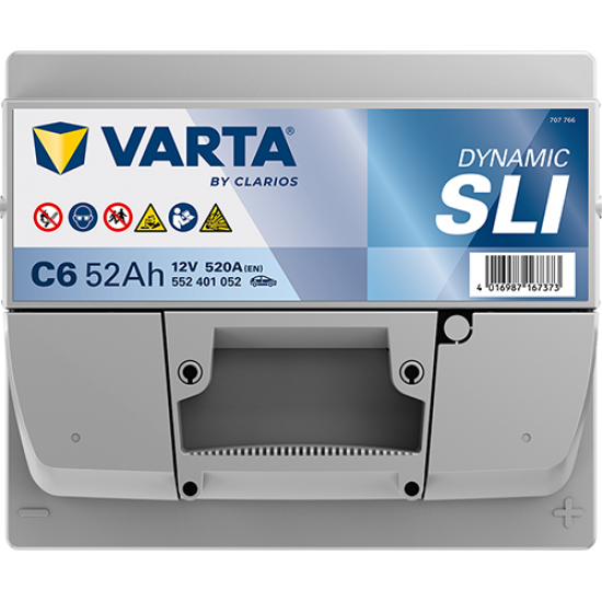 Baterie Auto Varta Dynamic SLI 52 Ah (C6)