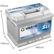 Baterie Auto Varta Dynamic SLI 60 Ah (D59)