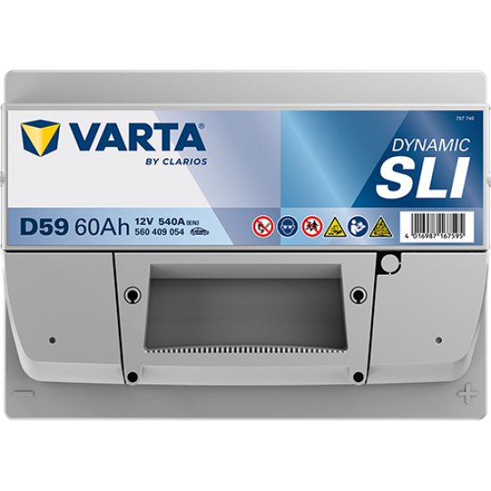 Baterie Auto Varta Dynamic SLI 60 Ah (D59)